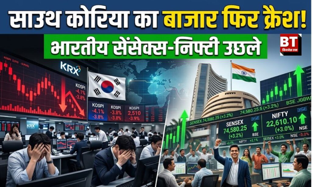 South Korea's Kospi index crashed