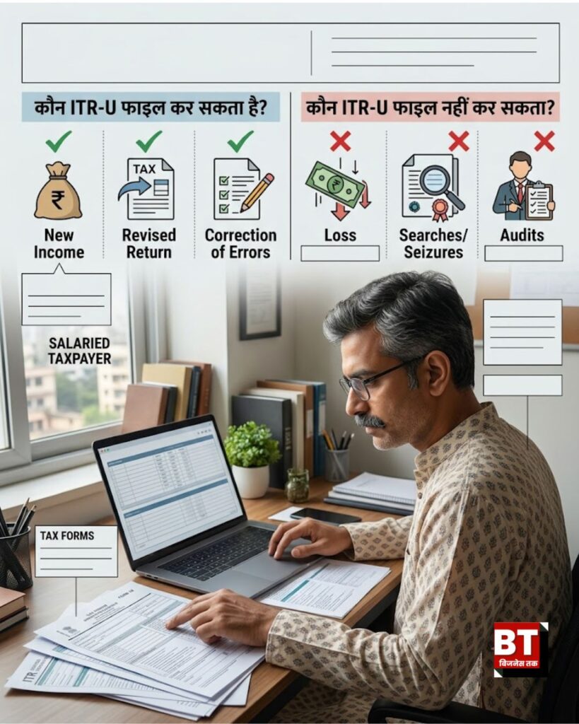 Who can file ITR-U, and who cannot?