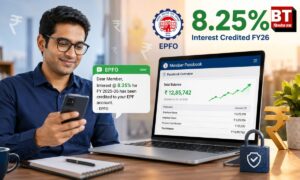 epfo passbook check 8.25% interest updated pf balance